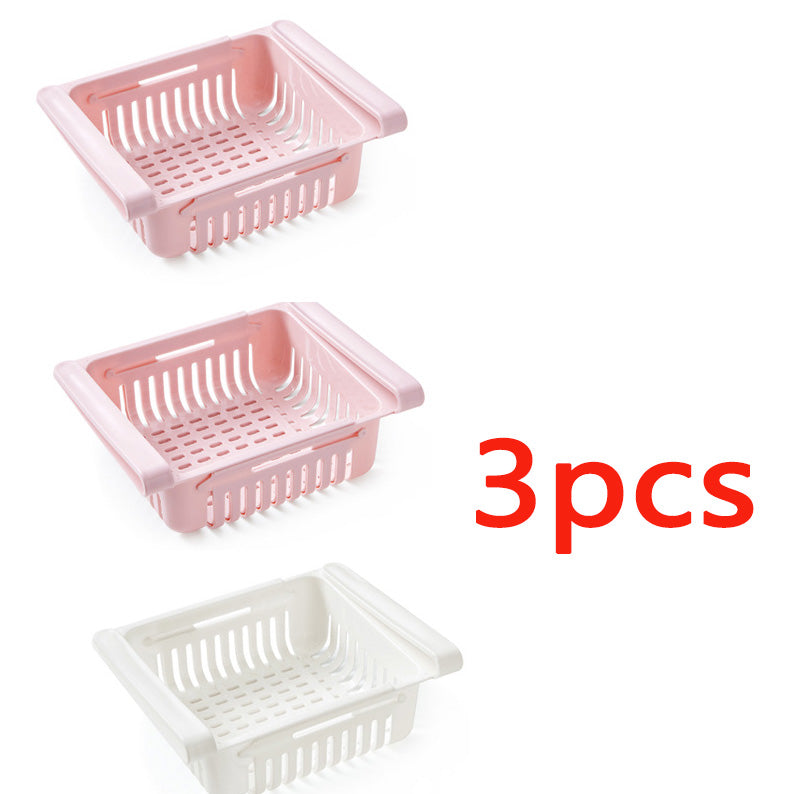 Organizador de Geladeira com Design Ajustável - Mantenha Sua Cozinha Organizada - O Retalho