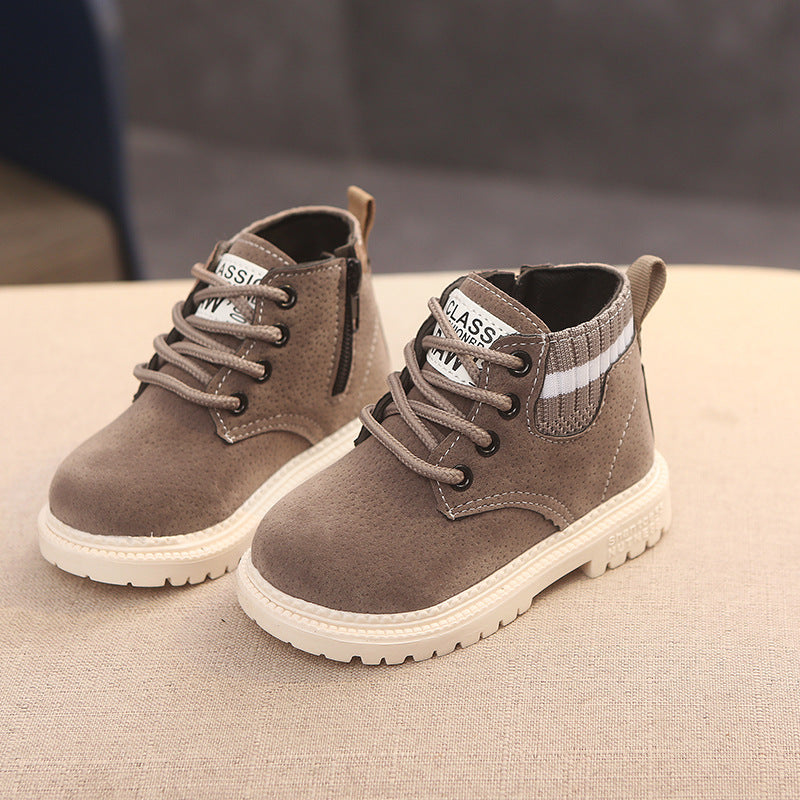 Botas de Couro Quentes e Espessas para Meninos - O Retalho