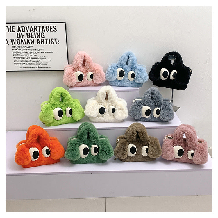 Bolsas de pelúcia com desenho fofo - O Retalho
