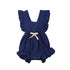 Vestido de bebê com laço e manga - O Retalho