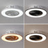 Luminária de Teto com Ventilador e Controle Inteligente para Quarto - O Retalho