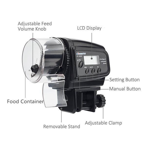 Digital Automatic Aquarium Fish Feeder - O Retalho