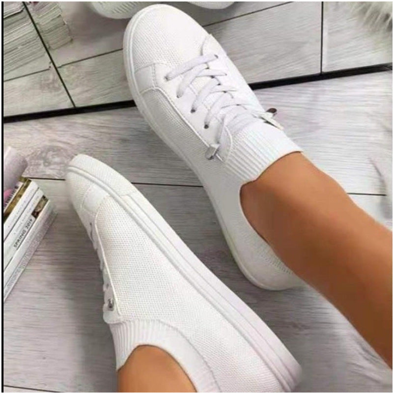 Sapatos Casuais Femininos com Bico Redondo - O Retalho