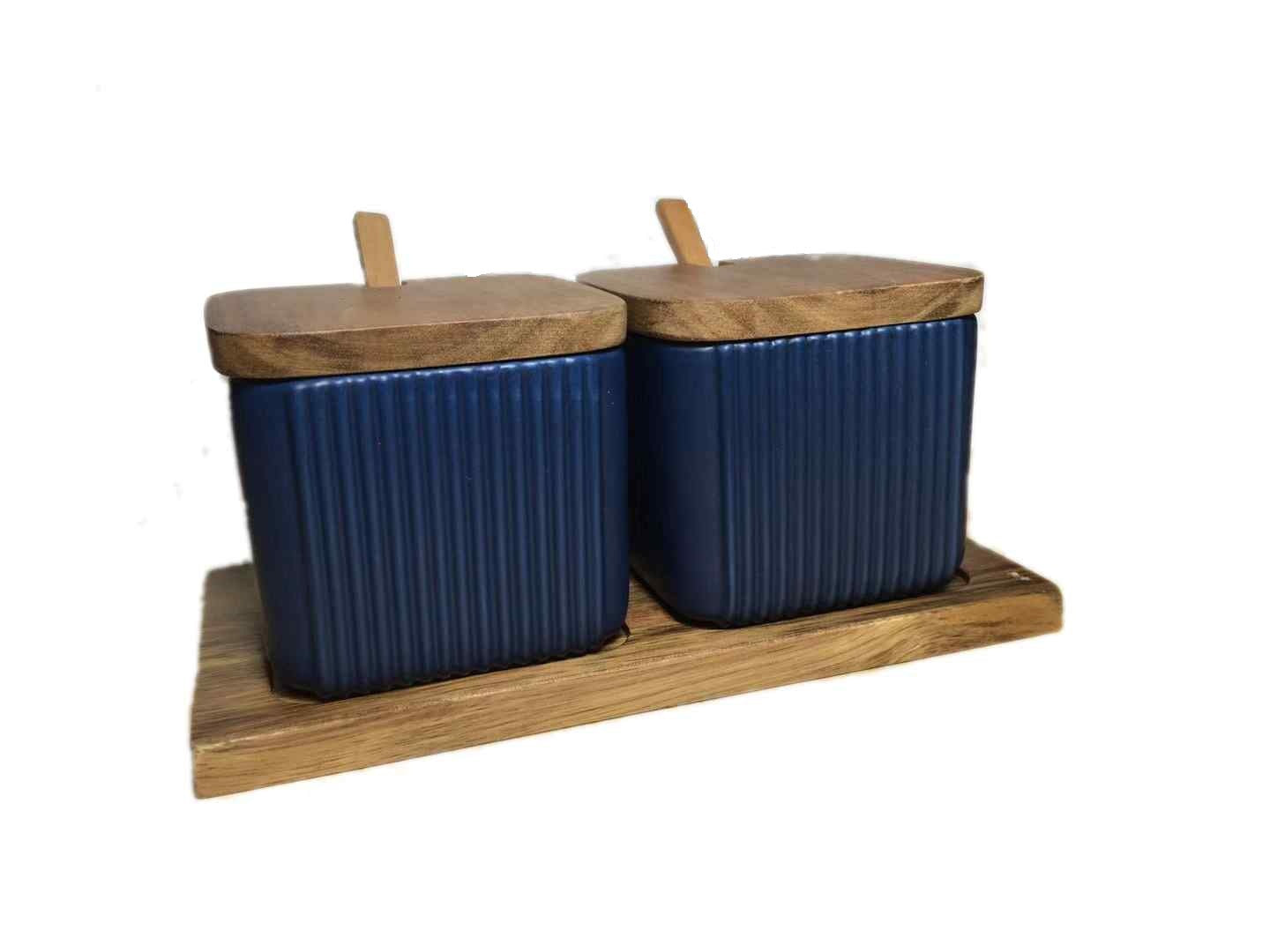 Household Seasoning Box Ceramic Seasoning Jar Set - O Retalho