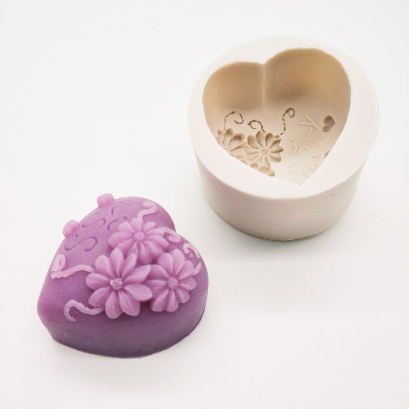 Forma de silicone para bolo de mousse de rosas - O Retalho