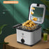 Visual Multifunctional Electric Air Fryer Skewer French Fries Machine - O Retalho