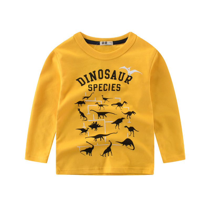 Camisola para meninos com estampa de Dinossauros - O Retalho
