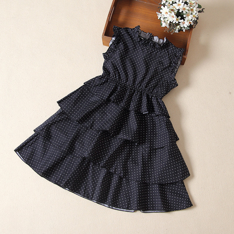 Vestido de manga curta para verão das meninas - O Retalho