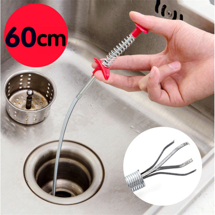 Desentupidor de Tubos Manual com Quatro Garras