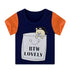 Camiseta de manga curta para menino - O Retalho