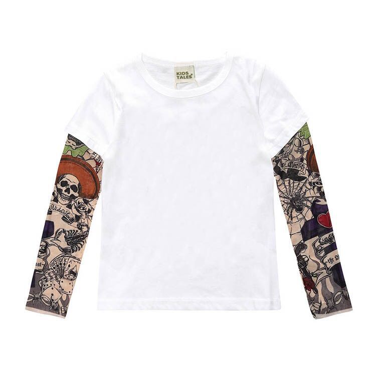 Camiseta de menino com desenho de tatuagem - O Retalho