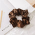 Satin Cloth Large Intestine Circle Hair Tie Set Solid Color - O Retalho