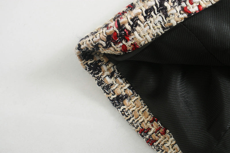 Blazer de textura xadrez - O Retalho