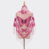 Lace Hollow-out Solid Color Triangle Women's Scarf - O Retalho