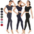 Conjunto de Roupas de Yoga com Bolsos para Mulheres - Tecido Lycra para Máximo Conforto - O Retalho