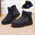 Botas de inverno para homens impermeáveis sapatos quentes com design de zíper - O Retalho