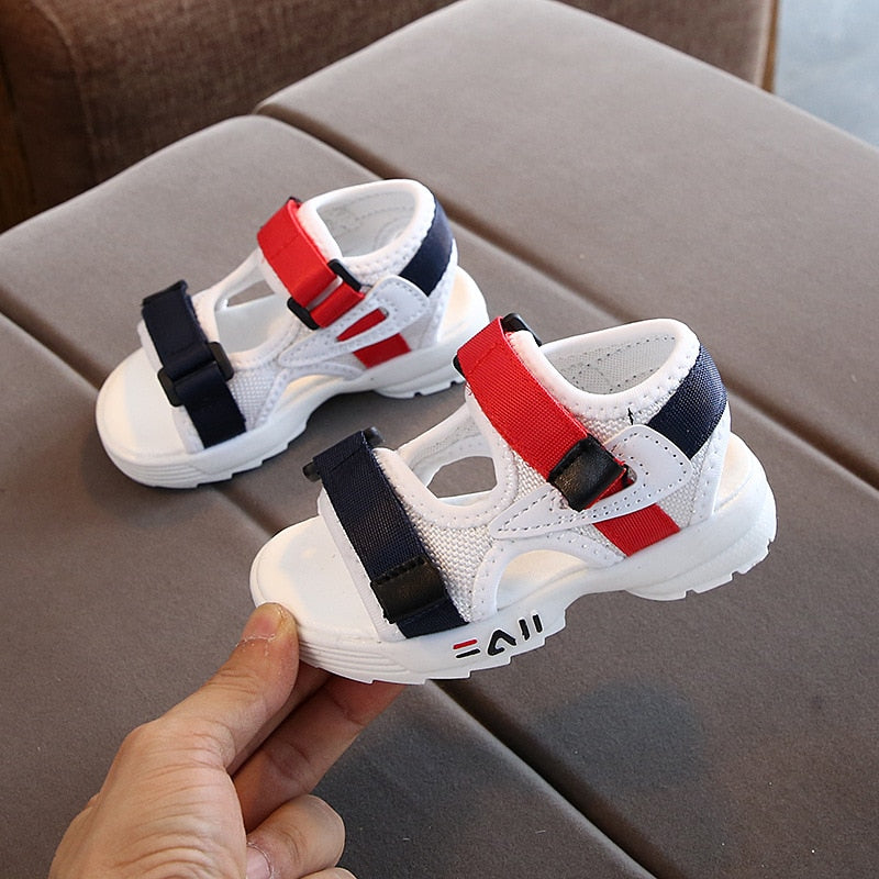 sapatos de praia com solas macias para crianças - O Retalho