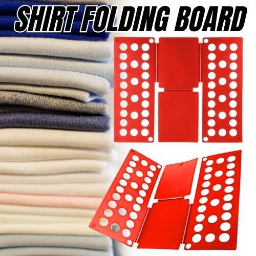 Clothes Folder Kids Folding Board Laundry Organizer T-Shirt Fast Fold Children - O Retalho
