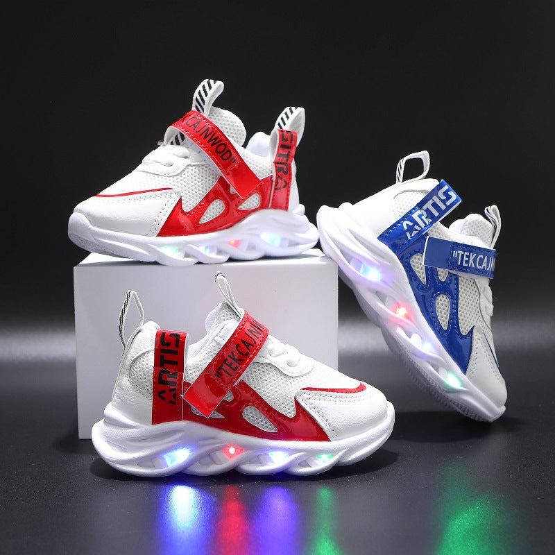 Sapatos Infantis com LED com Estilo Único para Crianças - O Retalho