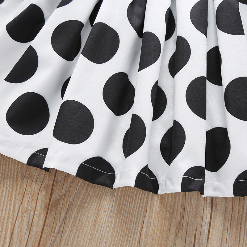 Vestidos para meninas com bolinhas e laço - O Retalho
