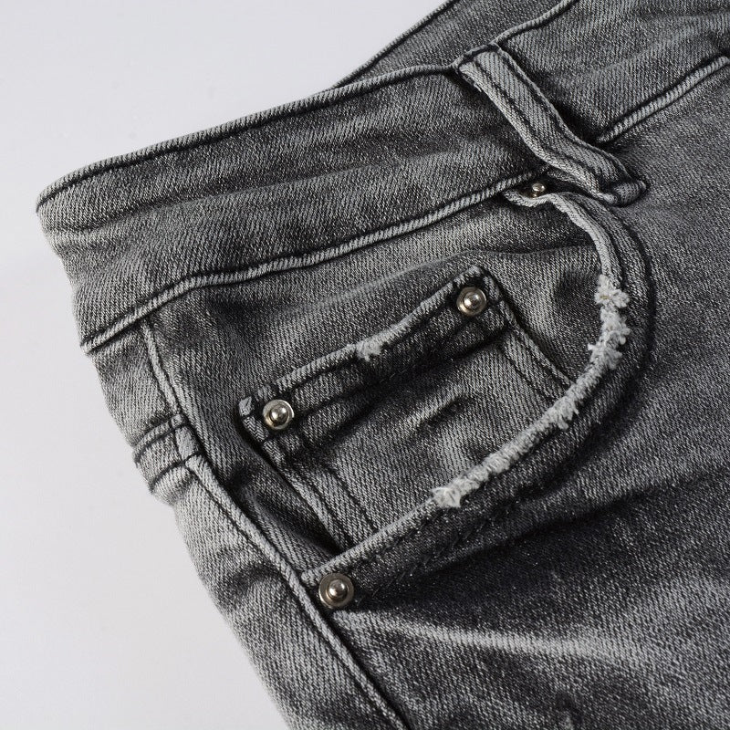 Calças Jeans Skinny Slim-fit com Elasticidade - O Retalho