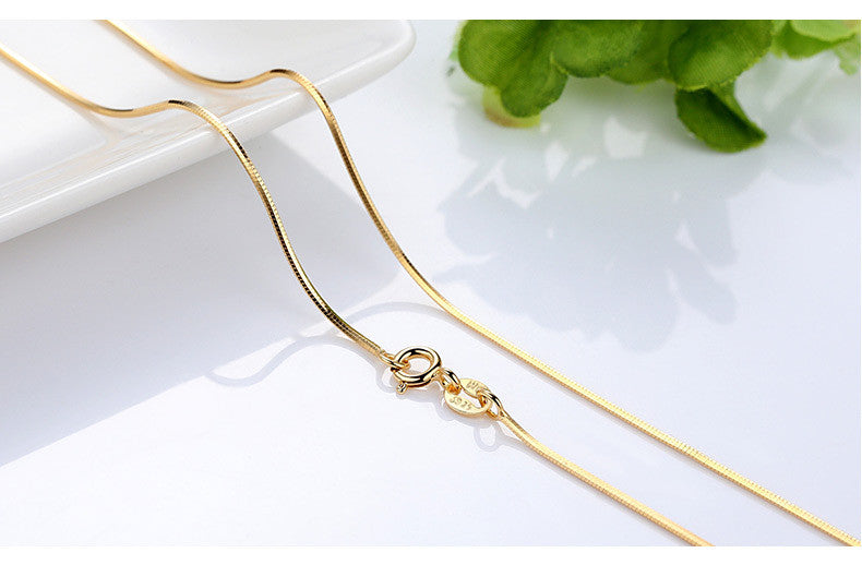 Colar Banhado A Ouro 18K Para Mulheres - O Retalho