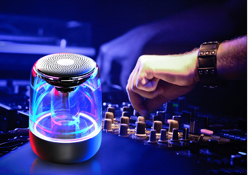 Coluna Bluetooth Portátil Transparente