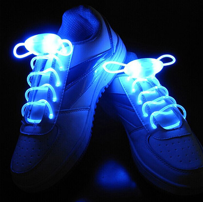 Led Sport Shoe Laces Glow Shoe Strings Round Flash Light Shoelaces - O Retalho