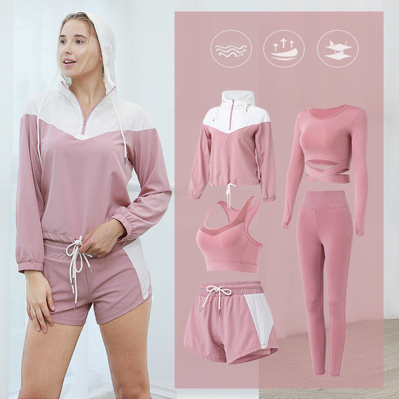 Conjunto de Roupas de Yoga para Mulheres: Moda Fitness Plus Size com Secagem Rápida - O Retalho
