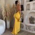 Vestido Fashion Sem Costas em Cor Sólida. - O Retalho