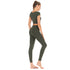 Conjunto de Roupas de Yoga com Bolsos para Mulheres - Tecido Lycra para Máximo Conforto - O Retalho