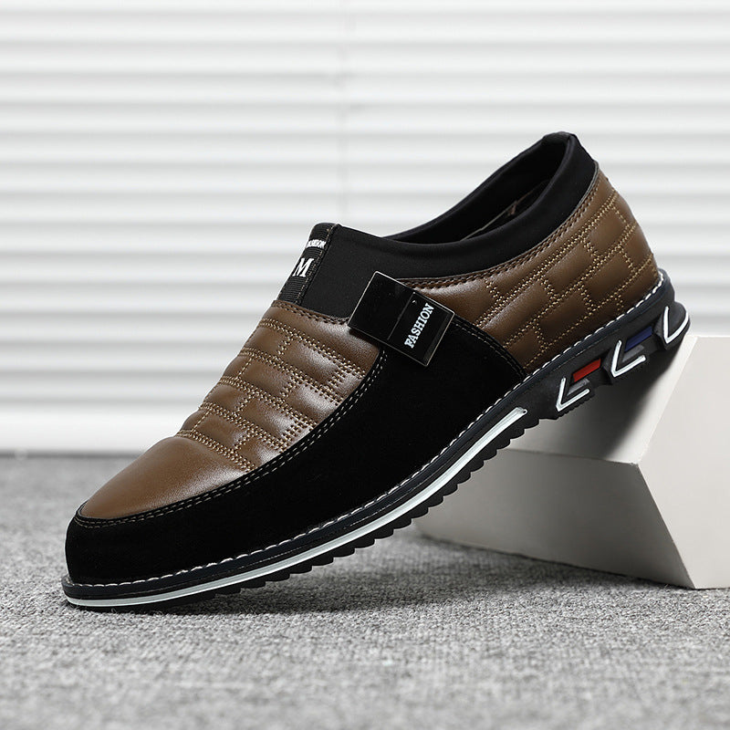 Sapatos casuais de couro para homens - O Retalho