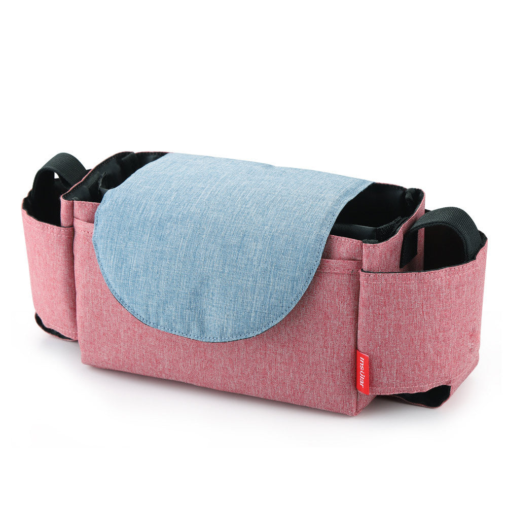 Bolsa organizadora multifuncional para carrinho de bebê - O Retalho