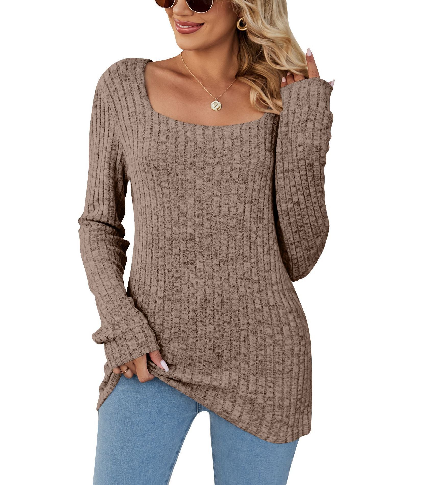 Blusa manga longa casual - O Retalho