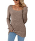 Blusa manga longa casual - O Retalho