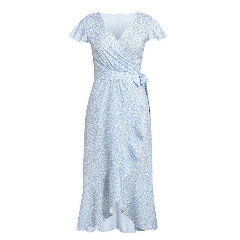 Vestido estampado de verão para mulheres - O Retalho