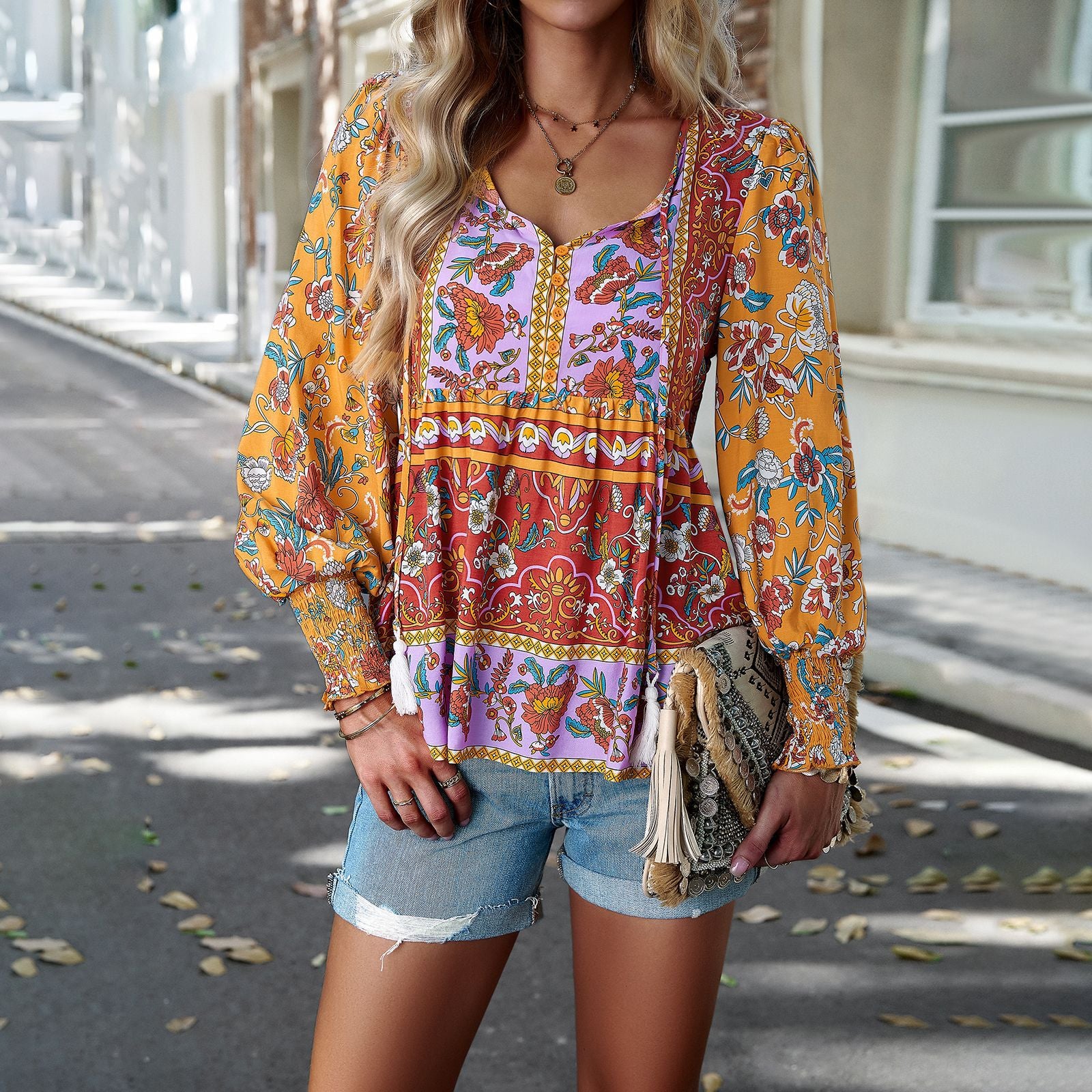 Blusa de manga comprida - O Retalho