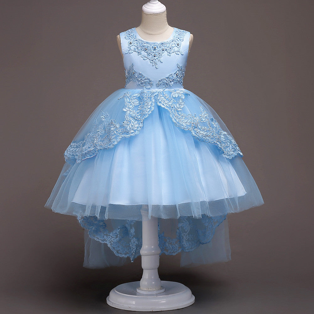 Vestidos infantis estilo de princesa elegante - O Retalho