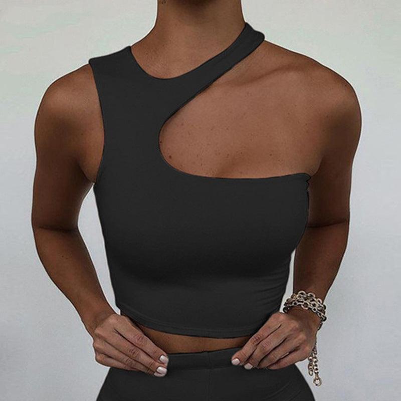 Crop top Ombro Cavando Irregular - O Retalho