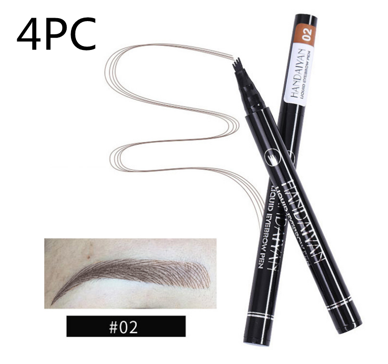 Lápis de Sobrancelha Microblading à Prova d'Água com Ponta de Garfo - O Retalho