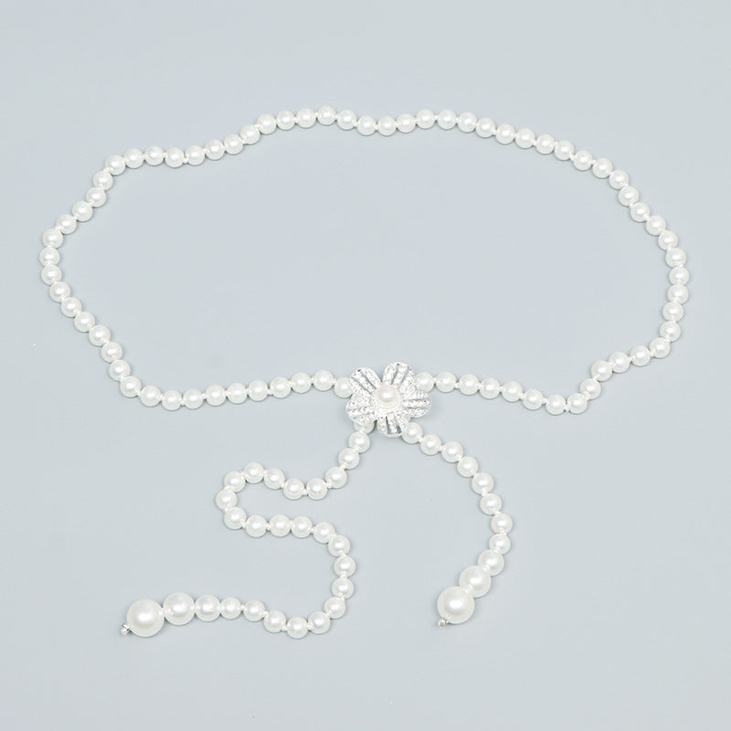 Pearl Waist Chain Female Ornament Belt - O Retalho