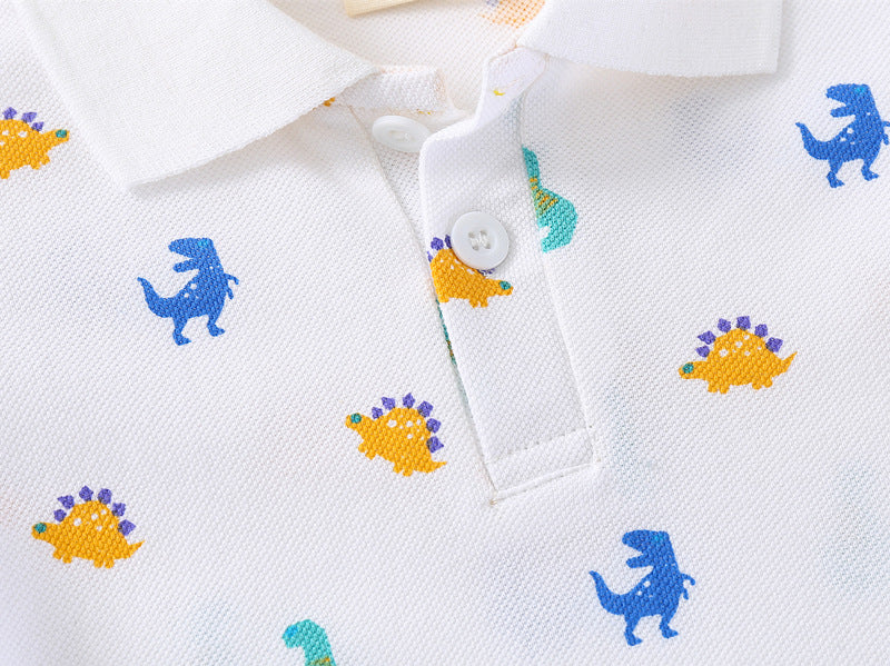 Camisa Polo Infantil Com Mangas Curtas - O Retalho
