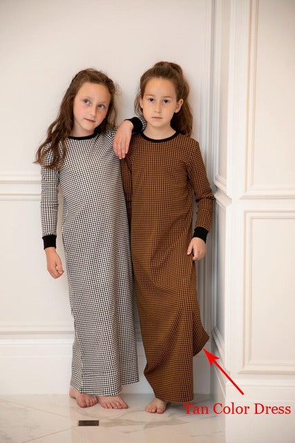Kids Gingham Robe Pajamas Romper - O Retalho