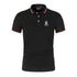 Camisa polo masculina estampada de manga curta - O Retalho