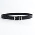 Men's And Women's Belts Simple Casual Retro Belt Metal Square Silver Button-head Fashion Collocation - O Retalho