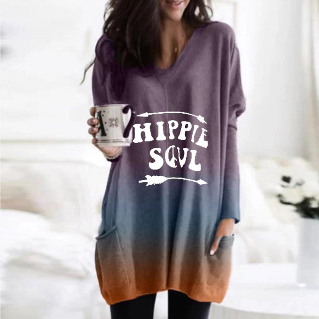 Ladies New Long Sleeve Dress - O Retalho