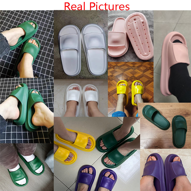 Chinelos macios EVA Home Shoes para mulheres e homens chinelos de banheiro antiderrapantes - O Retalho
