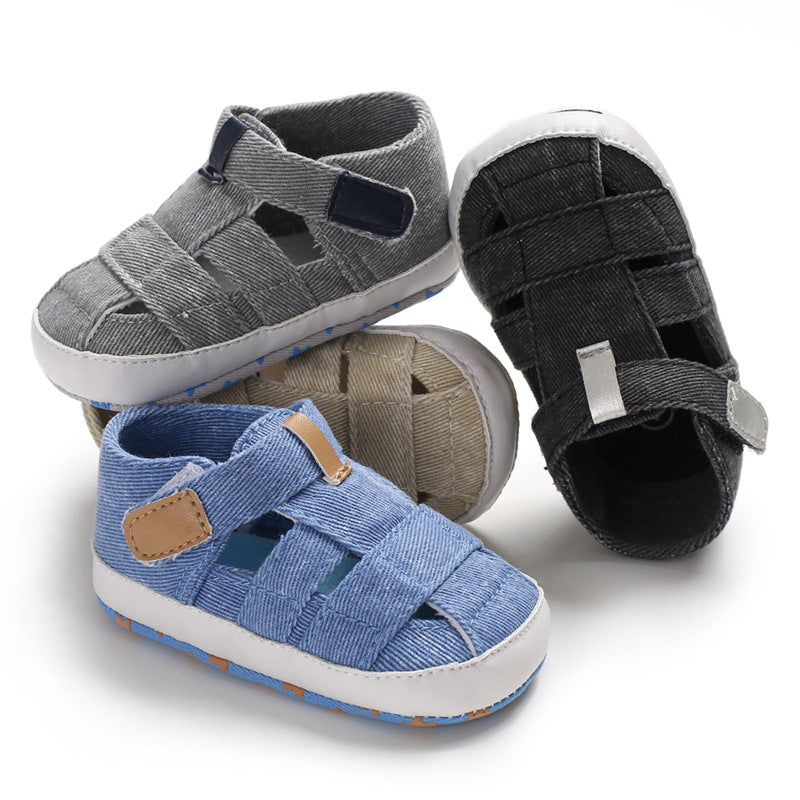 Soft bottom sandals baby shoes - O Retalho