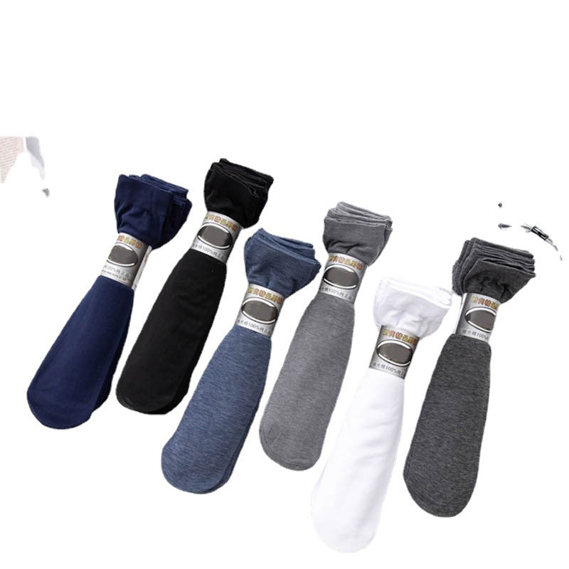 Meias finas e absorventes de suor para homens - O Retalho