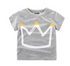 camiseta infantis de algodão e mangas curtas - O Retalho
